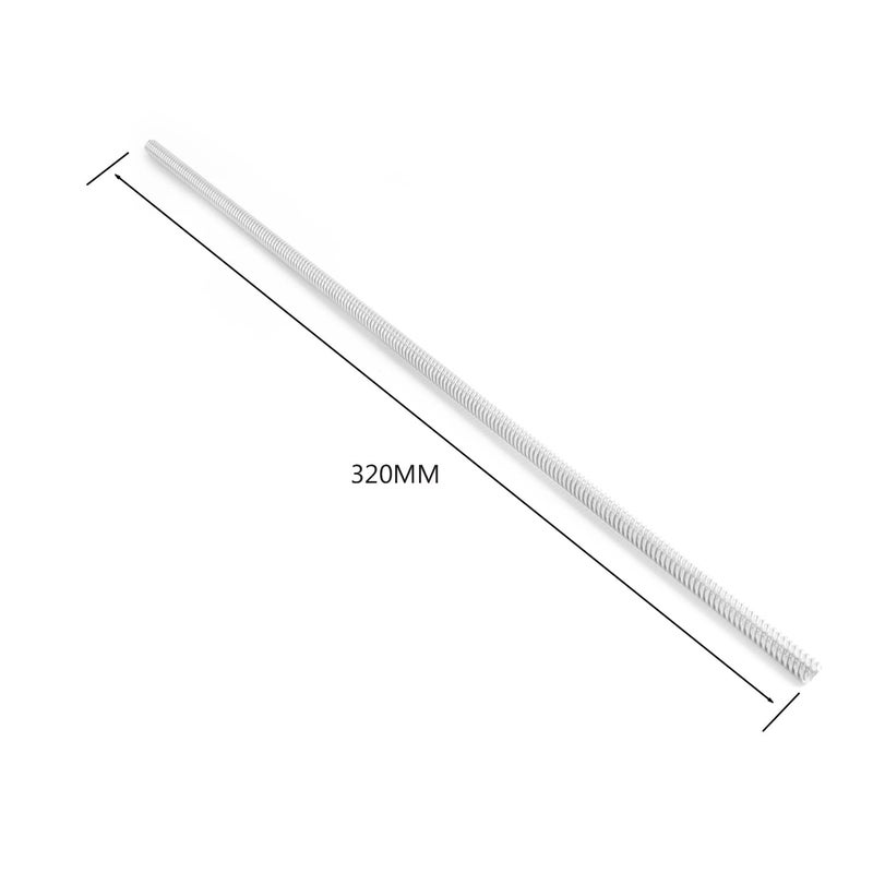 SIMAX3D [عبوة من 2 قطعة] قضيب لولبي من الفولاذ المقاوم للصدأ T8 بقطر 320 مم و 8 مم لطابعة 3D المحور Z - Image 2